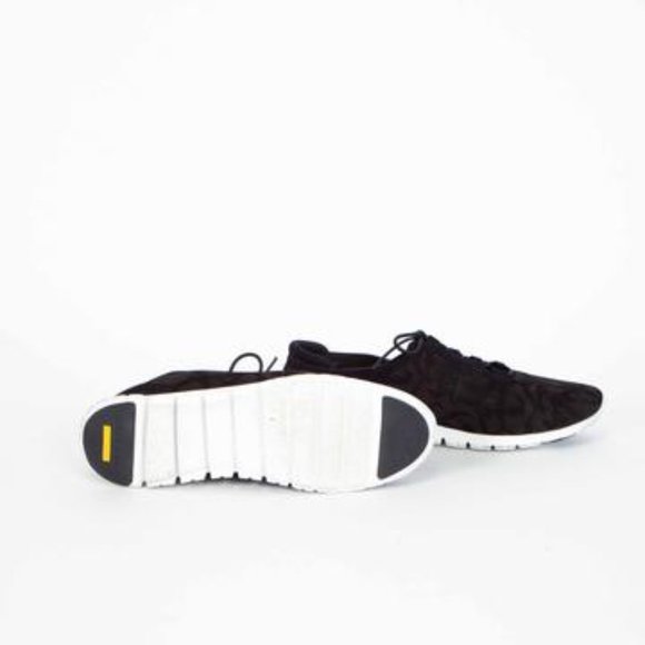 Cole Haan Zerogrand Perforated Sneakers, suede detail - Picture 4 of 5